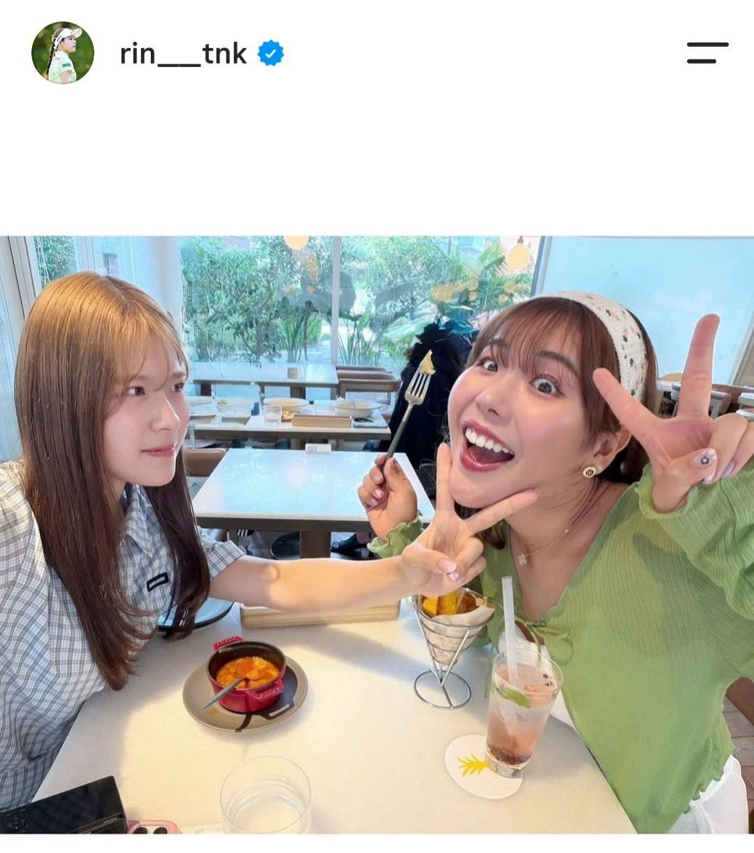 吉田鈴インスタグラムから