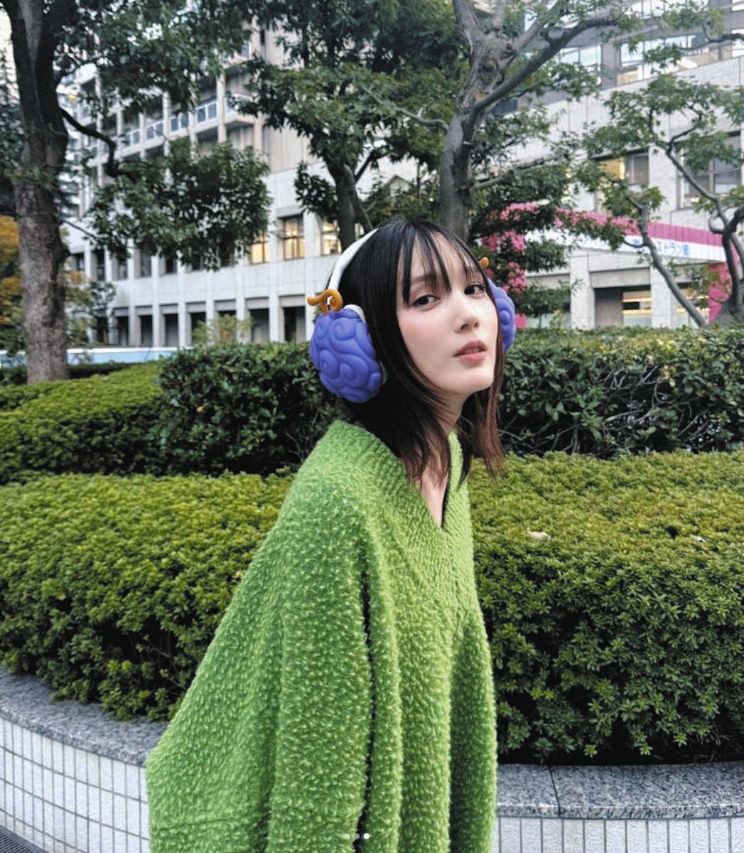 ◇本田翼、耳当てに『悪魔の実』！【写真】：中日スポーツ・東京中日