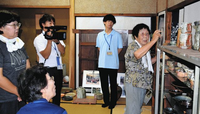 朝ドラ「スカーレット」モデル・神山清子さん、小中学校の先生に陶芸指南：中日新聞Web