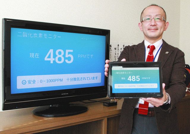 石川 換気状況 見える化 ホクリクコムがシステム開発 北陸中日新聞web