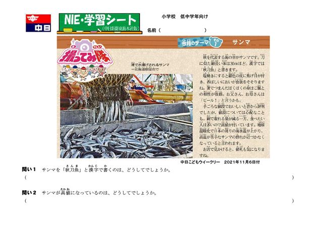 撮ってみ隊 サンマ 中日新聞しずおかweb