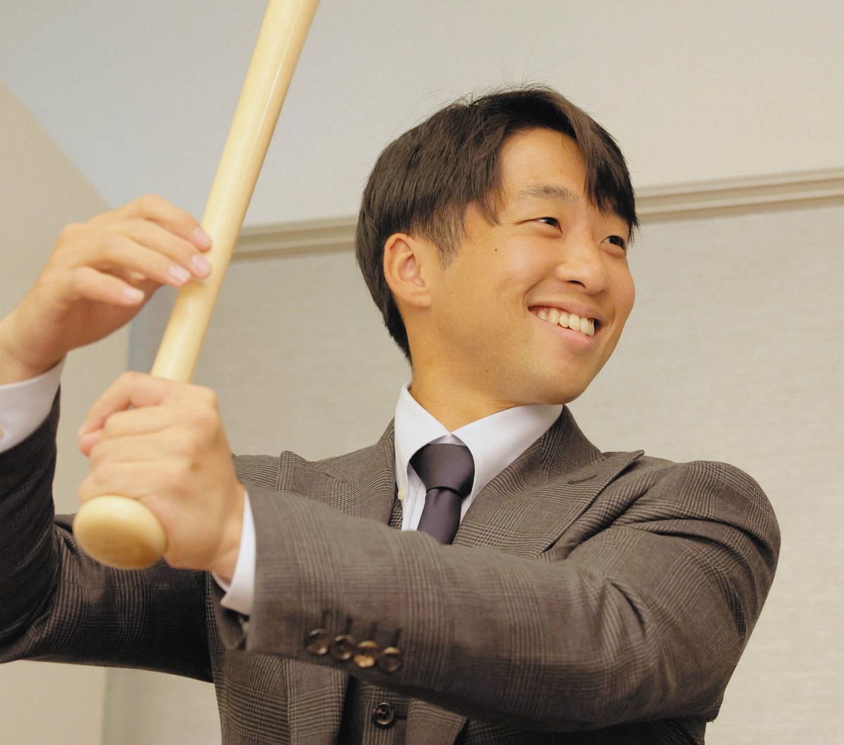 中日・田中幹也、バットは900グラムで先端をくりぬいたタイプも