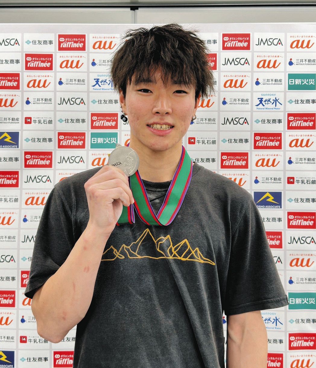 19歳・佐野大輝、楢崎明智に次ぐ男子2位「自分のできることを 19歳・佐野大輝、楢崎明智に次ぐ男子2位「自分のできることを
