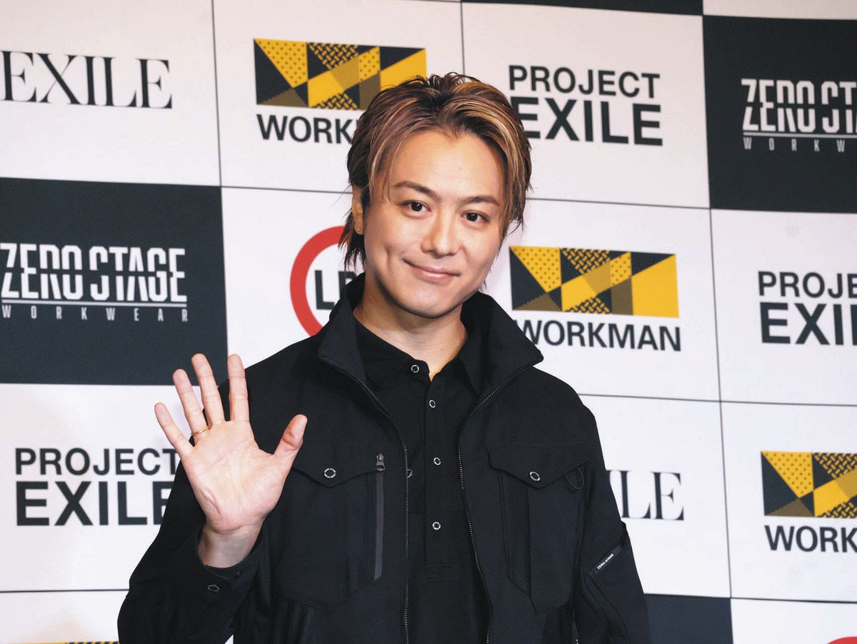 新製品発表会に出席したTAKAHIRO