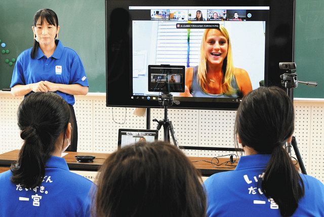 米パラ選手に 金おめでとう 一宮聾学校児童らがオンライン交流 中日新聞web