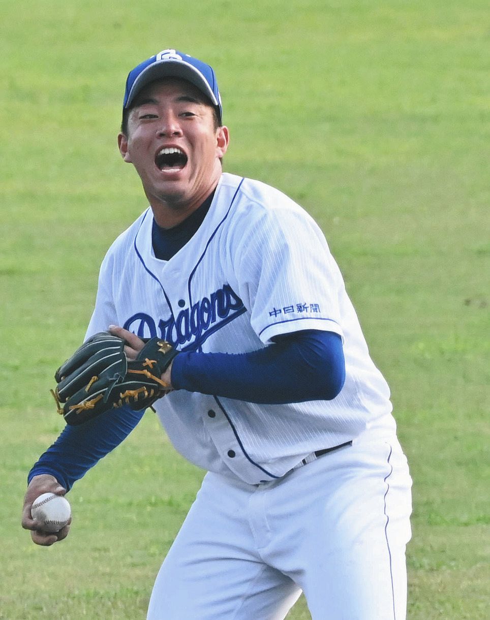 中日ドラゴンズ レプリカユニフォーム 鵜飼航丞 - 野球