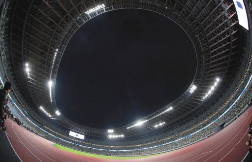 写真 新国立競技場のブラックホール 中日スポーツ 東京中日スポーツ