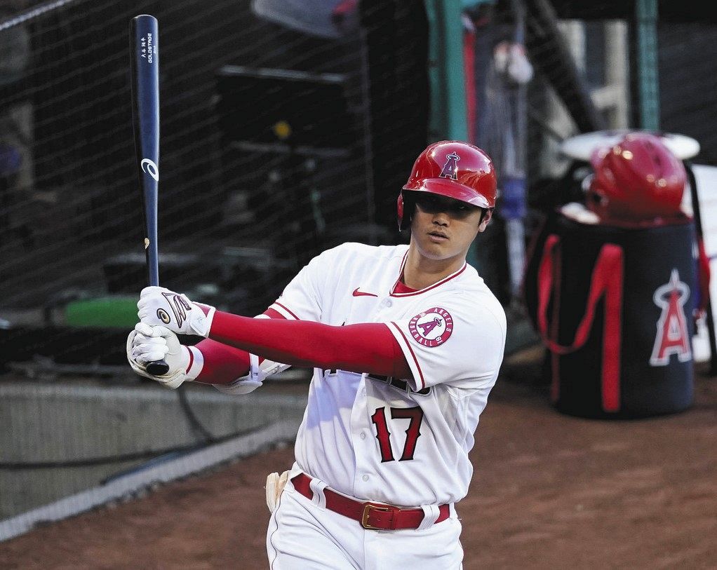 Mlb 大谷翔平は日本人メジャー初の4戦連発なるか 現在両リーグトップタイの23発 第1打席は内角球見極めて四球 中日スポーツ 東京中日スポーツ Mlb 大谷翔平は日本人メジャー初の4戦連発なるか 現在両リーグトップタイの23発 第1打席は内角球見極めて四球 中日スポーツ 東京中日スポーツ