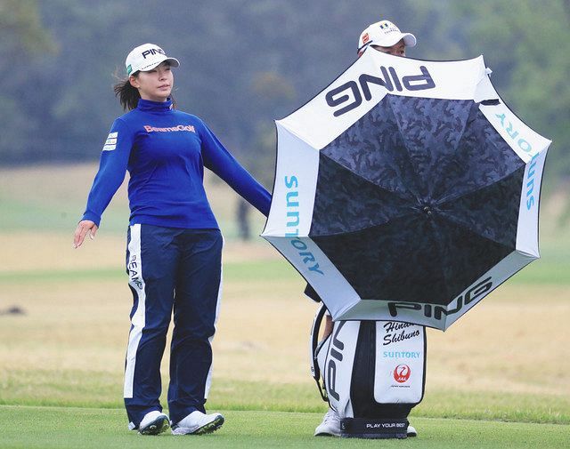 渋野日向子 苦笑い11位「風と友達に…なりかけてたと思います」 上位陣