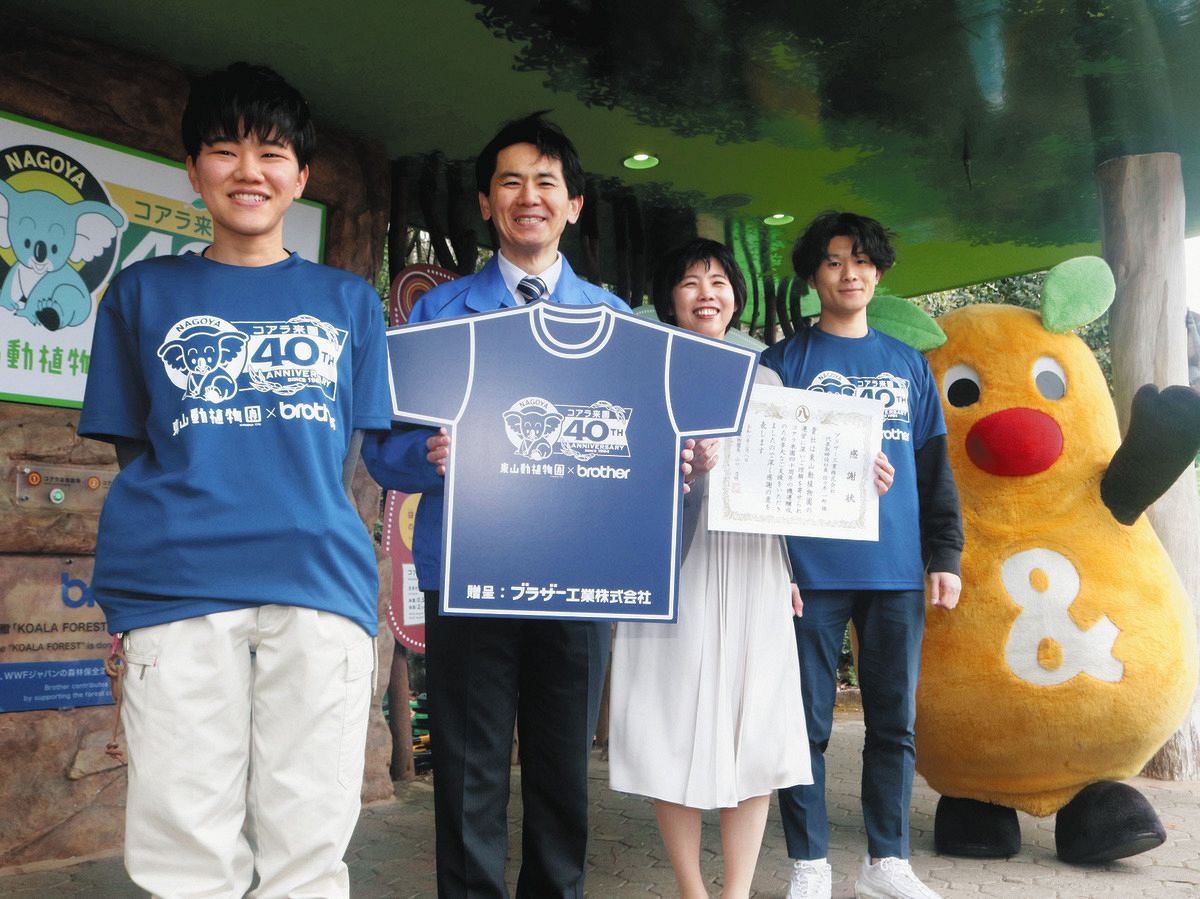 コアラ初来日から４０年、東山動物園に記念Ｔシャツ 鳥山明さんイラスト：中日新聞Web