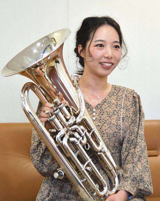 ユーフォニアムの音色で笑顔に 波多野江莉、３月に初ソロリサイタル：中日新聞Web