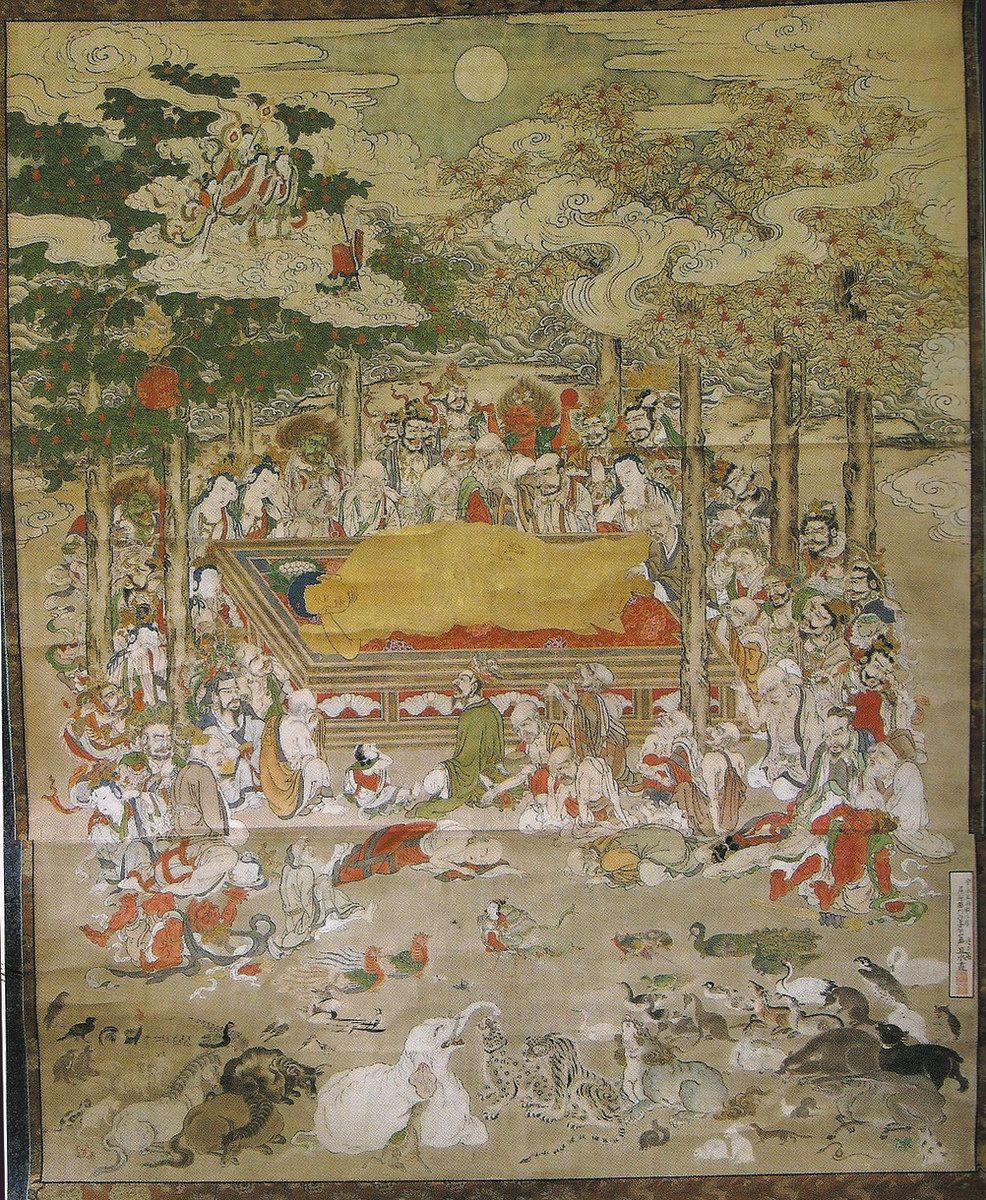 釈迦涅槃図」を一般公開 9日、いなべ・長楽寺で法要後に解説：中日新聞Web