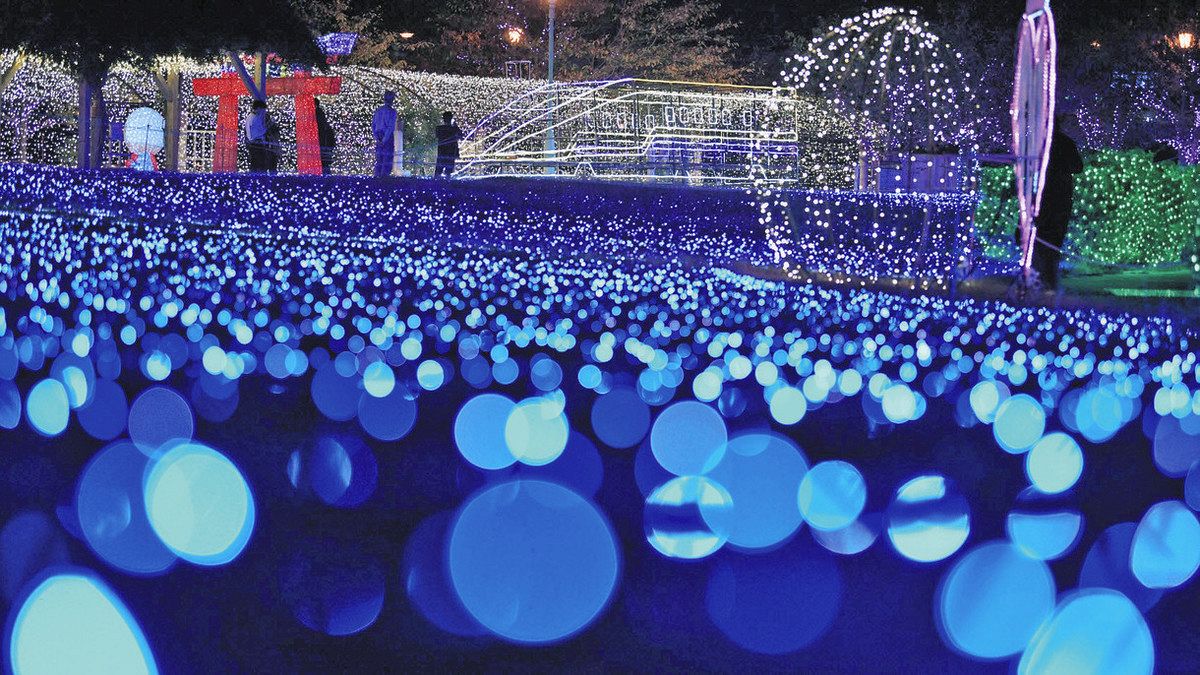 新幹線のオブジェ輝く 敦賀市・金ケ崎緑地 ミライエ：日刊県民福井Web