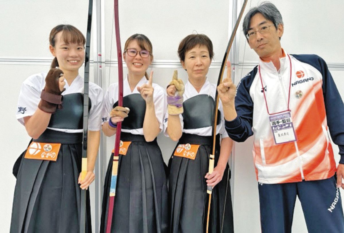 弓道成年女子近的、県勢初V 陸上男子は17日決勝へ、かごしま国体：中日