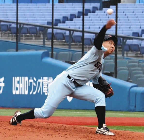 ロッテや西武スカウトの前で横浜商大154キロ右腕 飯田琉斗 自分的には悪くなかった 復調手応え 大学野球 中日スポーツ 東京中日スポーツ