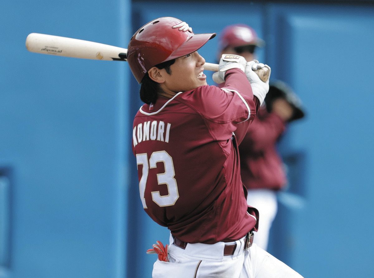 楽天・小森航大郎、古巣ヤクルトに恩返しの2点タイムリー三塁打 