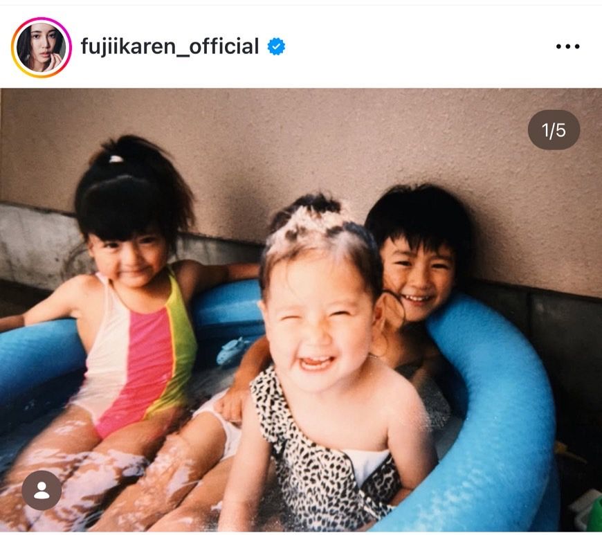実際の投稿】藤井夏恋、「みんなママそっくり」幼少期の兄妹“未公開