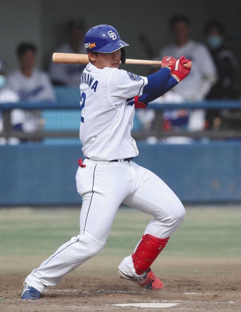 中日ドラゴンズ 石川昂弥選手実使用バット、中日ドラゴンズマスコット