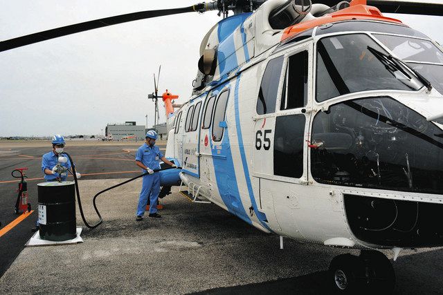 バイオ燃料、ヘリもエコ 廃油やミドリムシ由来、中日本航空が初飛行
