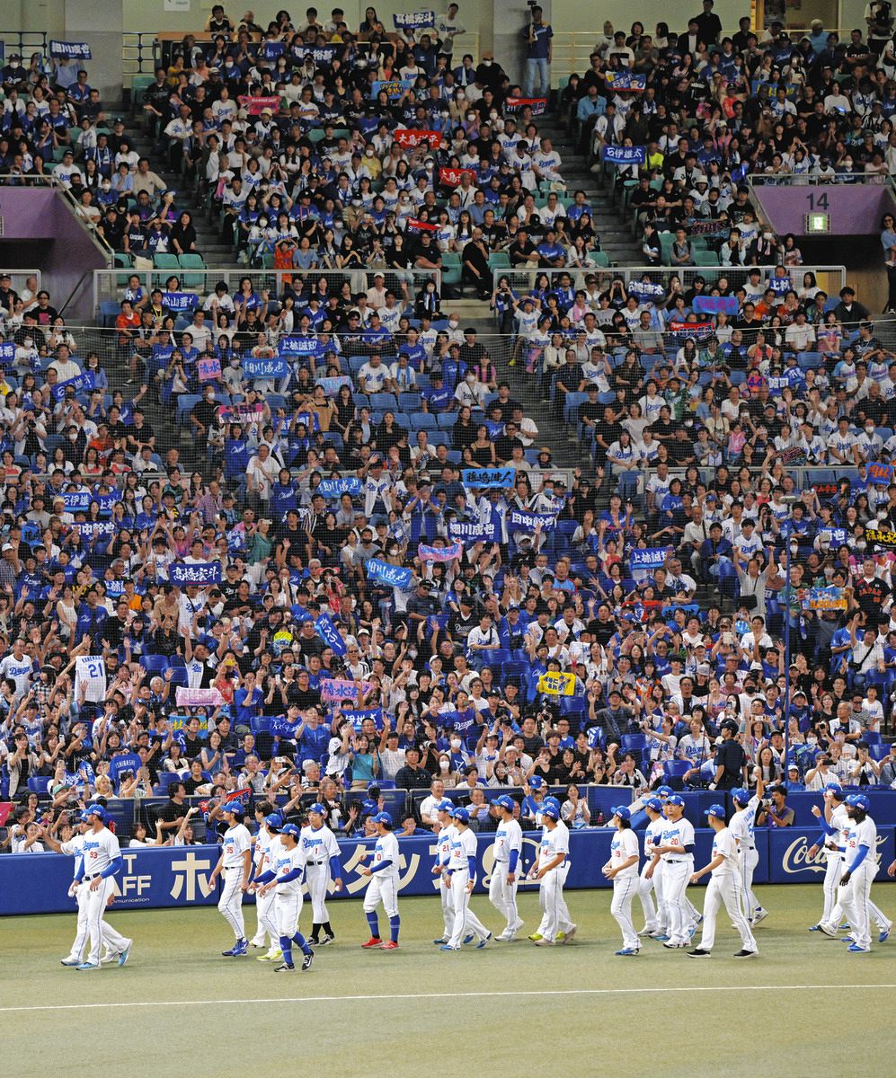 中日、今季主催試合の総観客動員は252万832人 星野仙一監督が率いて