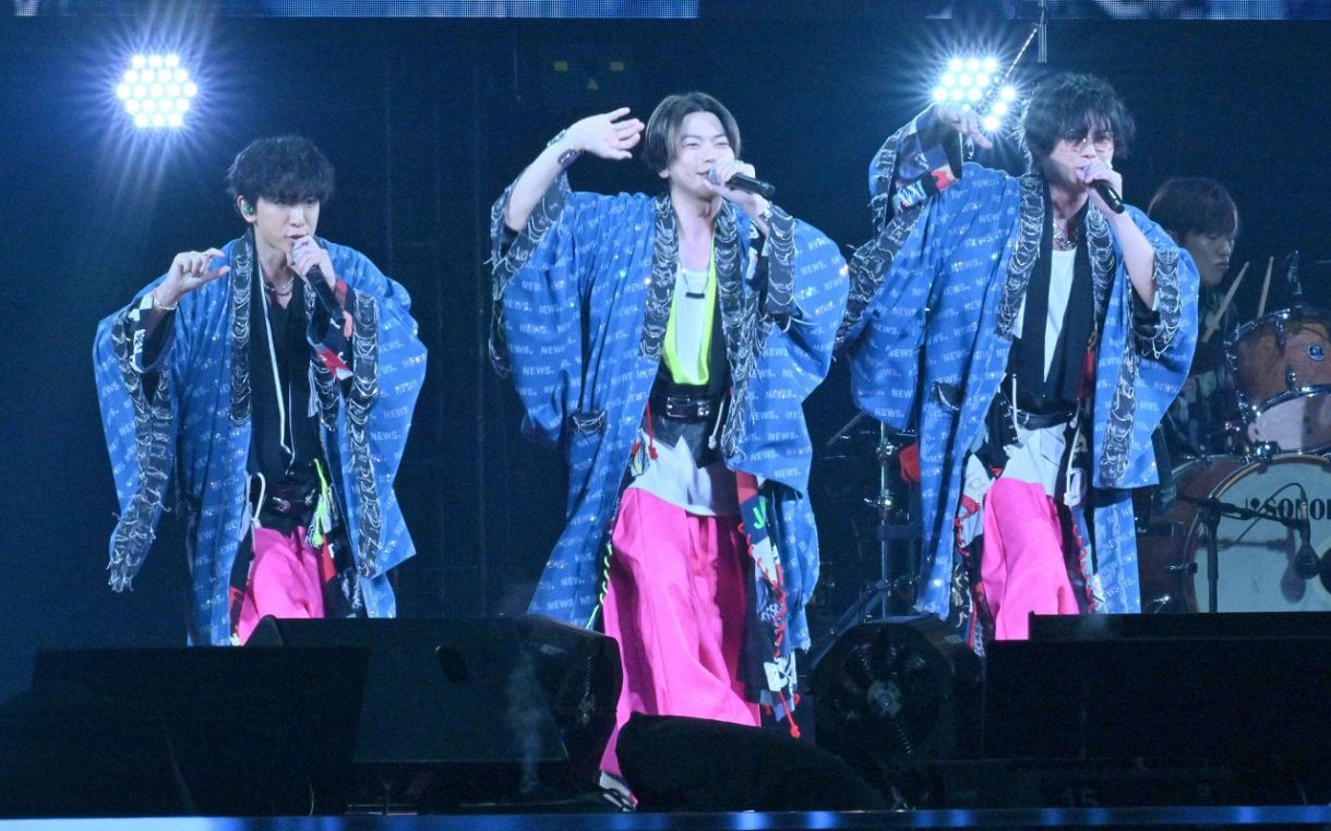 NEWS「どこにいても、NEWSの音楽でホームにしてみせます！」 ファン1万