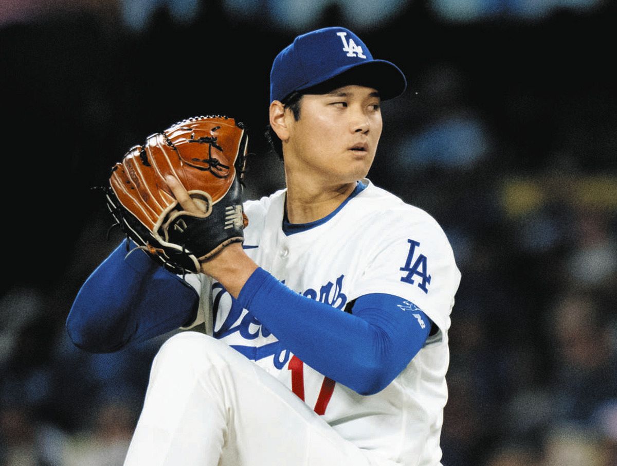 大谷翔平、今季初の『二刀流』出場で初勝利、雨の中6イニング無失点