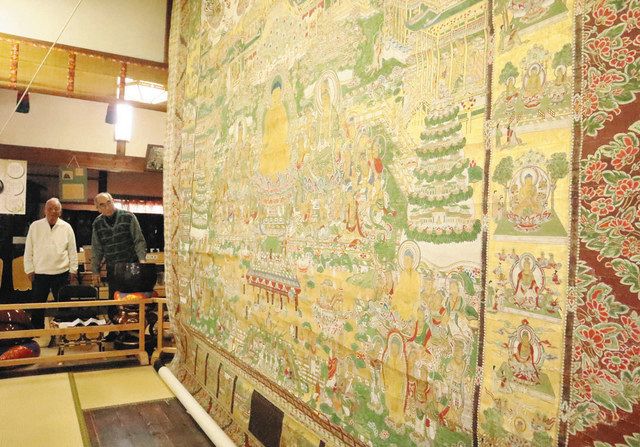 11日から「大曼荼羅」公開 鈴鹿・観音寺で寝釈迦まつり：中日新聞Web