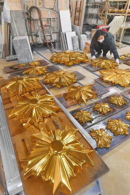 輝く紋章 生産大忙し 福井 廣部硬器 警察や消防向けに 中日新聞web