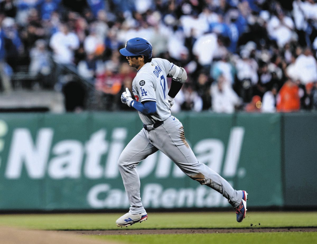 大谷翔平、球団最多記録に並ぶシーズン134得点、9回最終打席で中前打