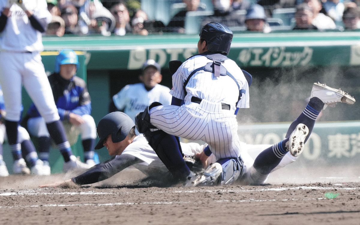 宇治山田商、8強は果たせなかったけど 郷選手ホームスチール決めた