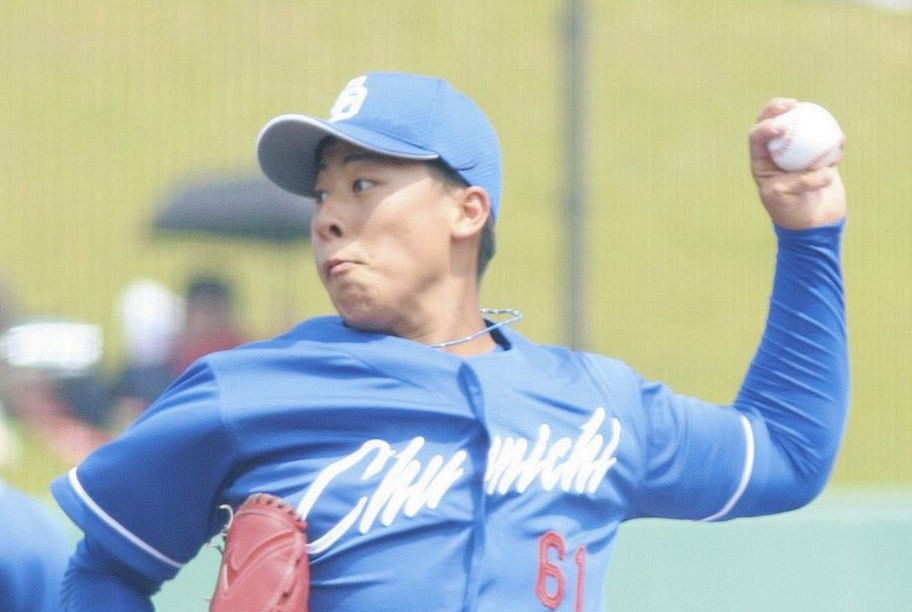 中日ドラフト5位ルーキー高橋幸佑、2軍戦でプロ初勝利 リードの5回に2