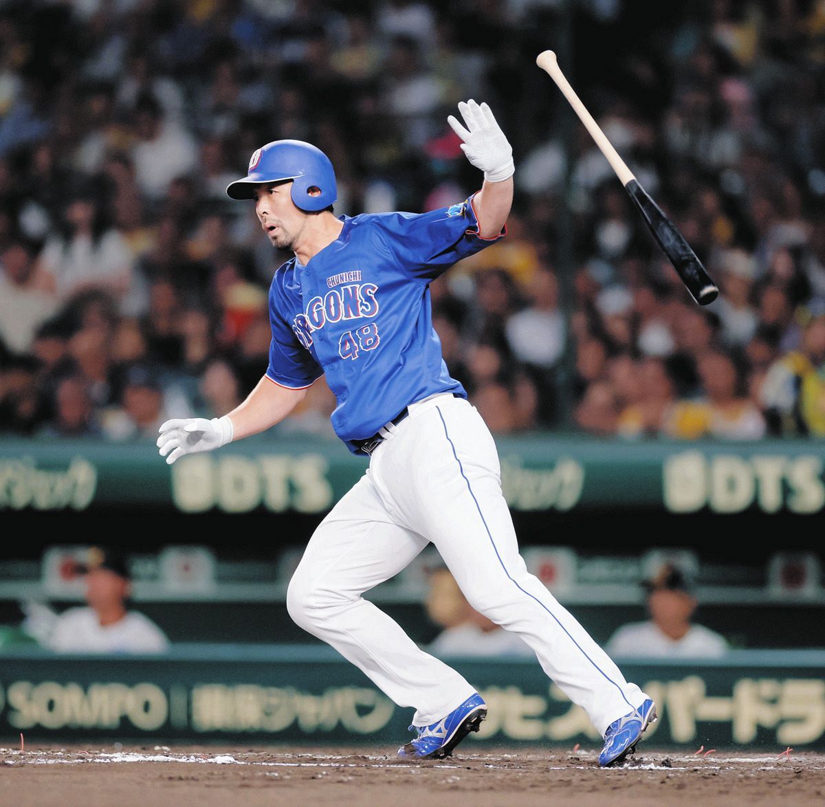 代打マスター！中日・阿部寿樹、8回勝ち越し二塁打 阪神・工藤の初球