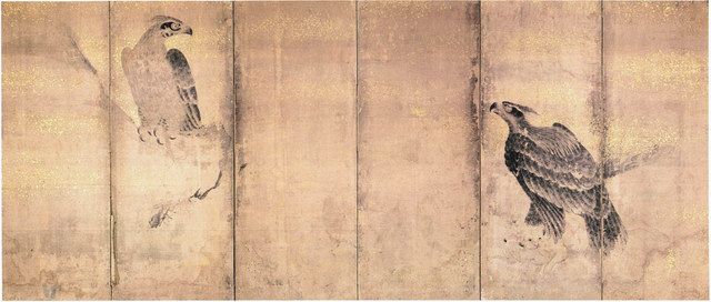 惲 壽平 書 華溪館図 紙本 水墨画 木製額縁付き 二玄社