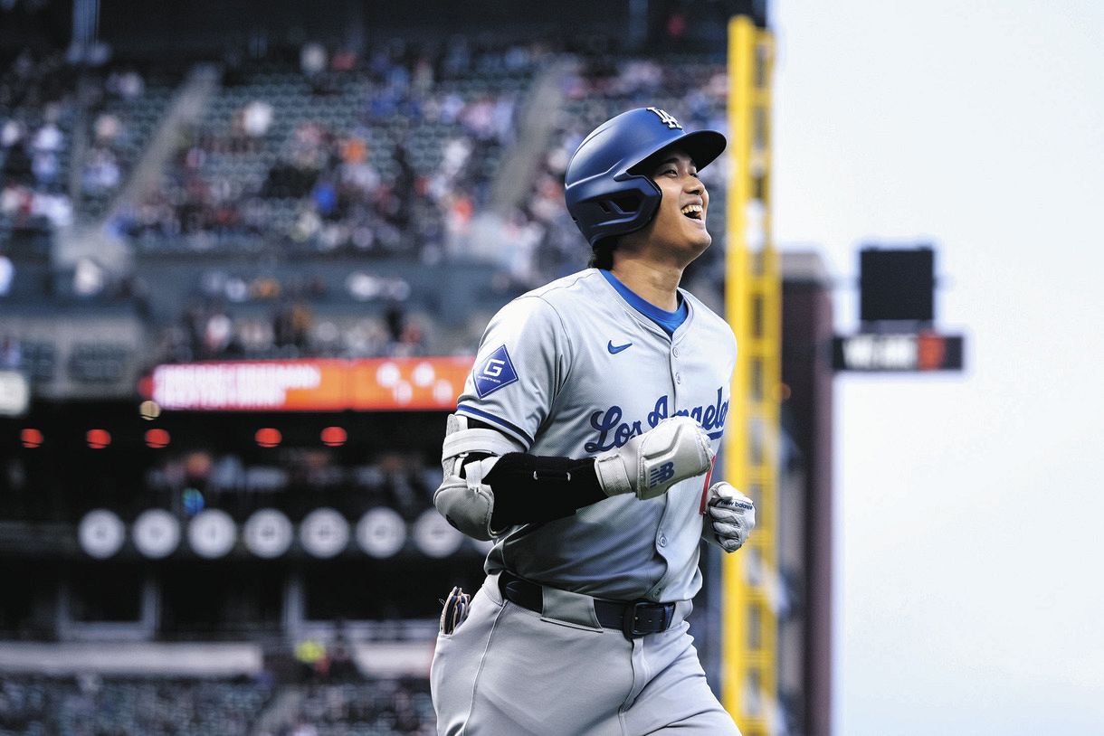 大谷翔平、12号ソロ…ドジャースに先制点をもたらすも日本選手初の