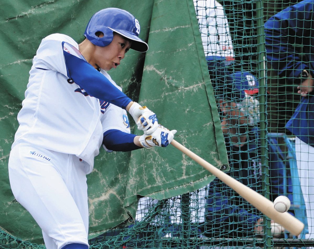 中日】野手キャプテン就任の岡林勇希、初日から居残り練習「まずは体を