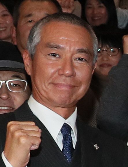 これ…俺⁉」柳葉敏郎、新作映画の主人公・室井慎次の顔出しパネル