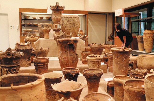 縄文土器の魅力をたっぷり 塩尻・平出博物館で出土品展：中日新聞Web
