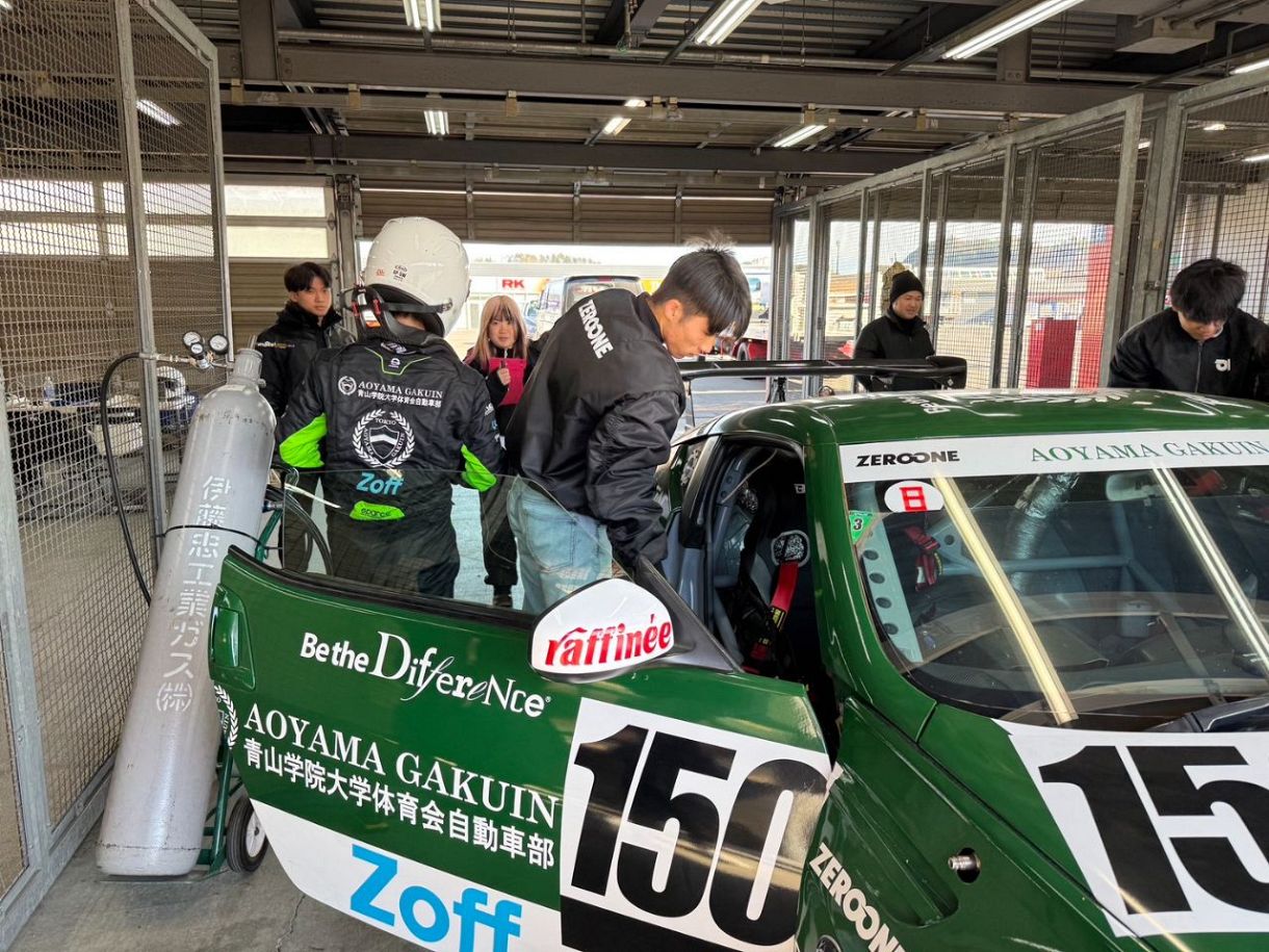 学生主体で「富士24時間レース」参戦を メガネブランドZoffとのコラボ