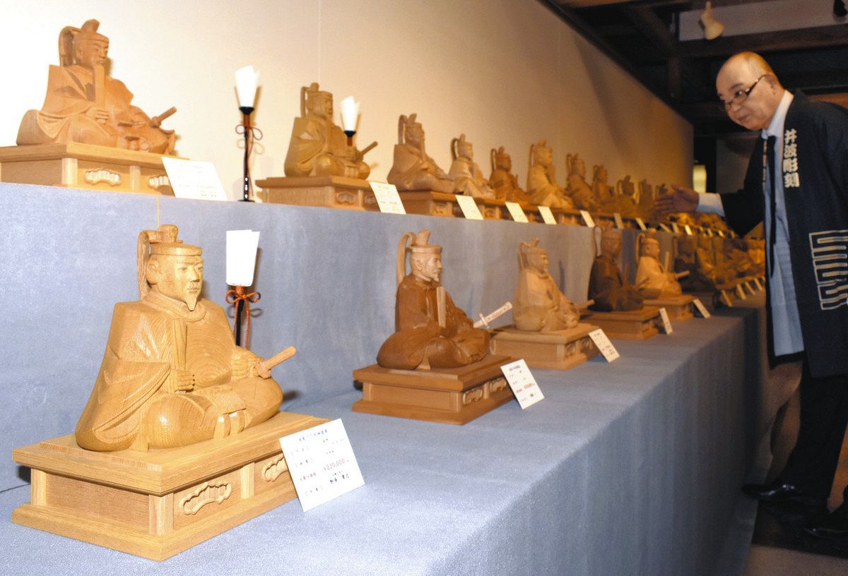 天神様像 一点物いかが 井波彫刻師制作 展示販売：北陸中日新聞Web