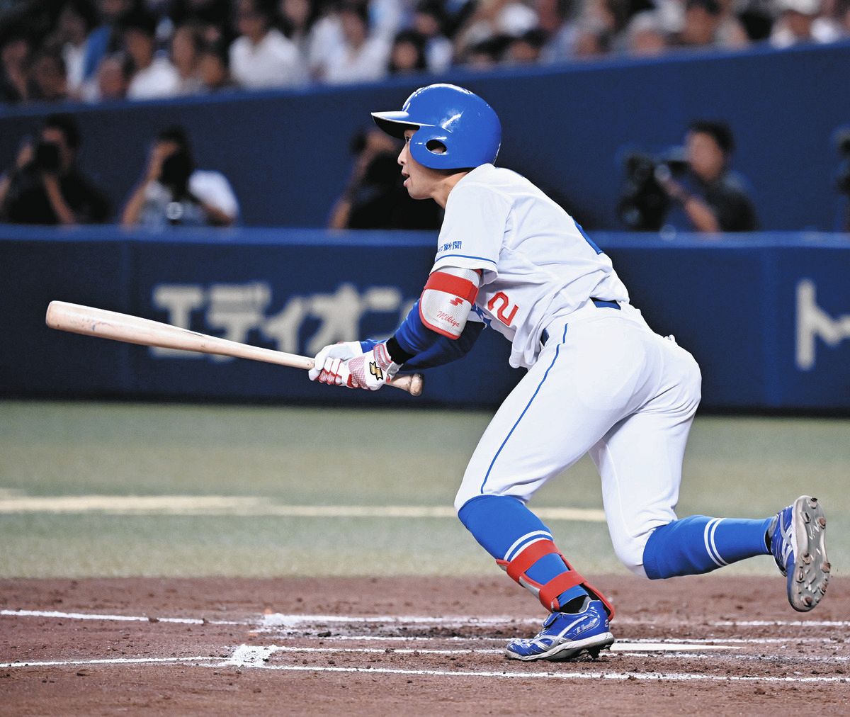 中日・田中幹也、3戦連続マルチ安打「追い込まれていたので必死でした