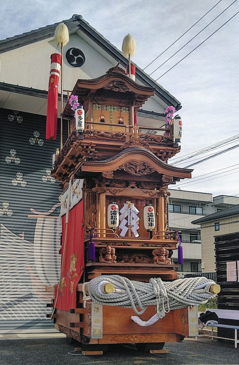 山車】こども山車 中古 東京浅草岡田屋制作 総手作り品 太鼓 売れ筋