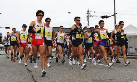 石川・輪島市での50キロ競歩は予定通り開催されることになった＝写真は昨年の同大会から