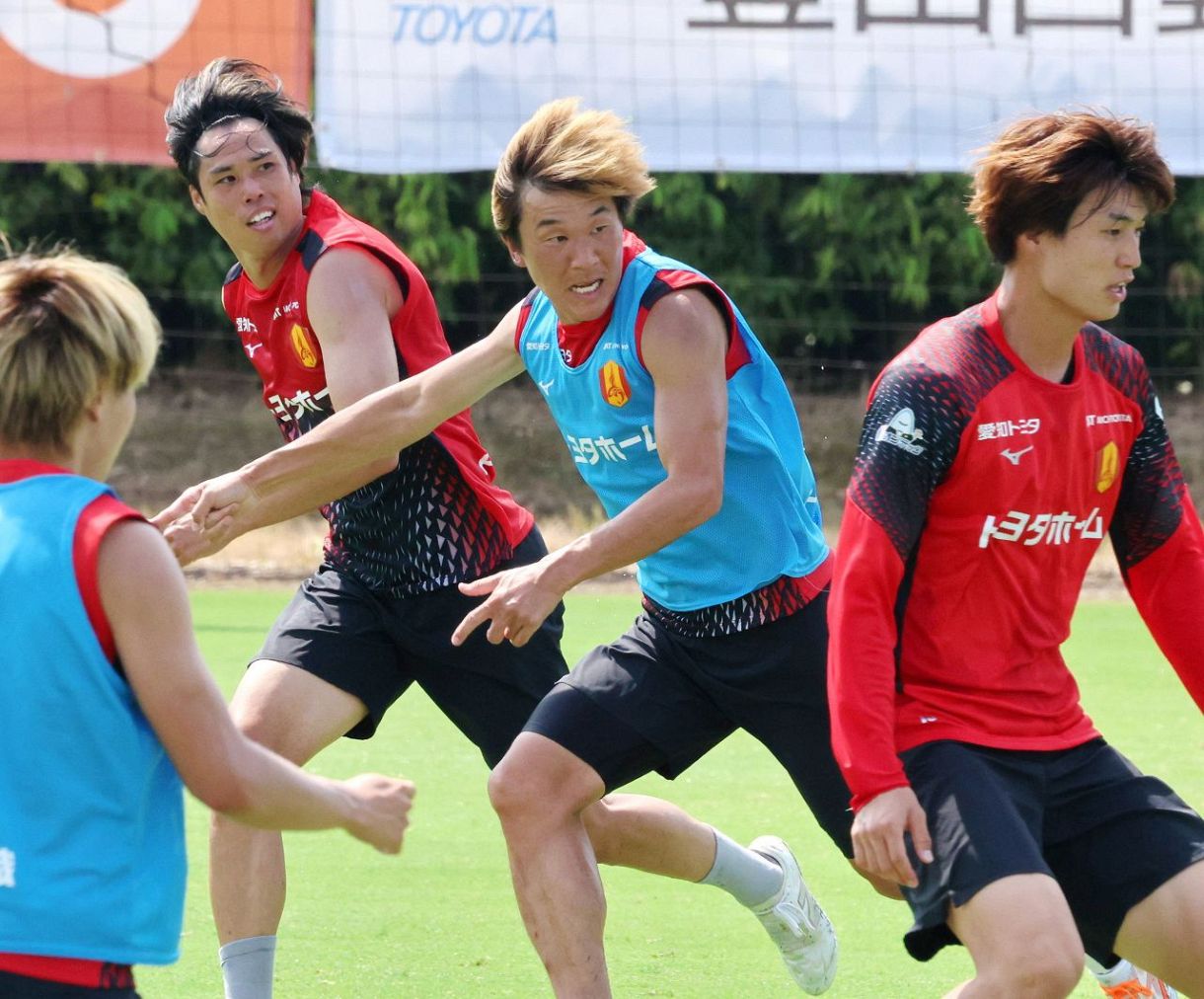 ◇名古屋グランパス 新シーズン開幕に向け調整 7月30日の公開練習