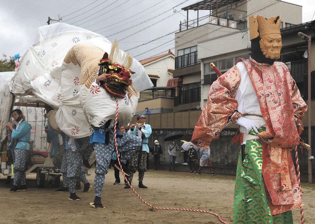 獅子舞 1尺 練り歩き用（お祭り） #085 獅子舞演舞・練り歩き Japanese