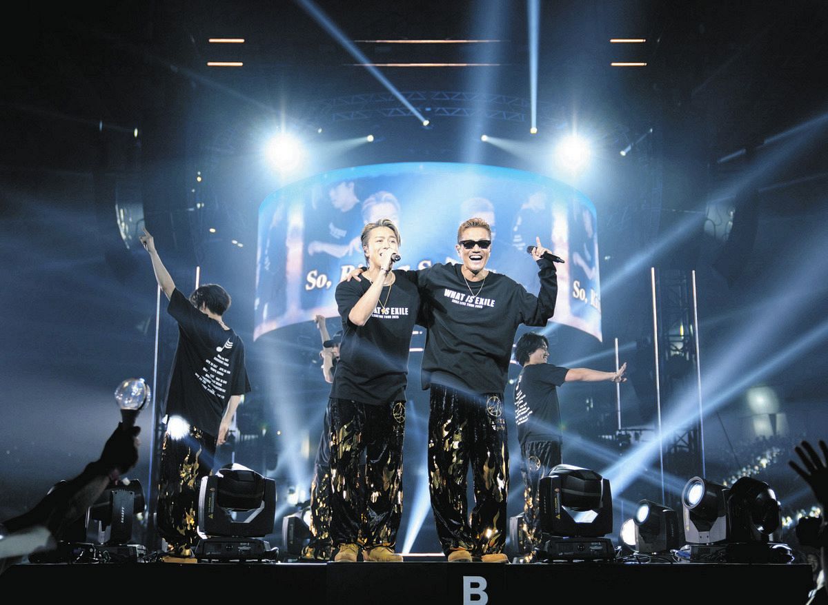 EXILE・TETSUYA、開演前にサプライズ登場 ツアー開幕直前にアキレス腱