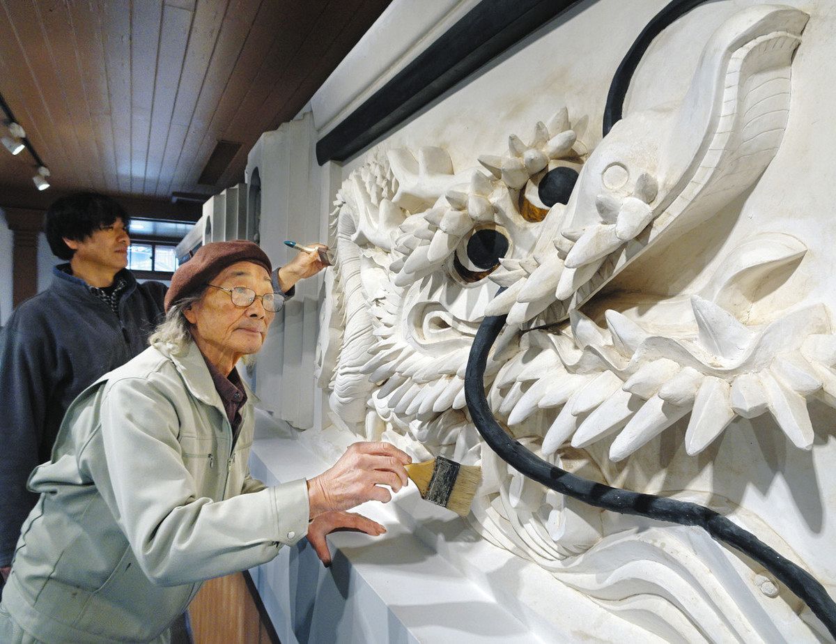 双龍」ピカピカ 大掃除 射水・竹内記念館で孫弟子ら：北陸中日新聞Web