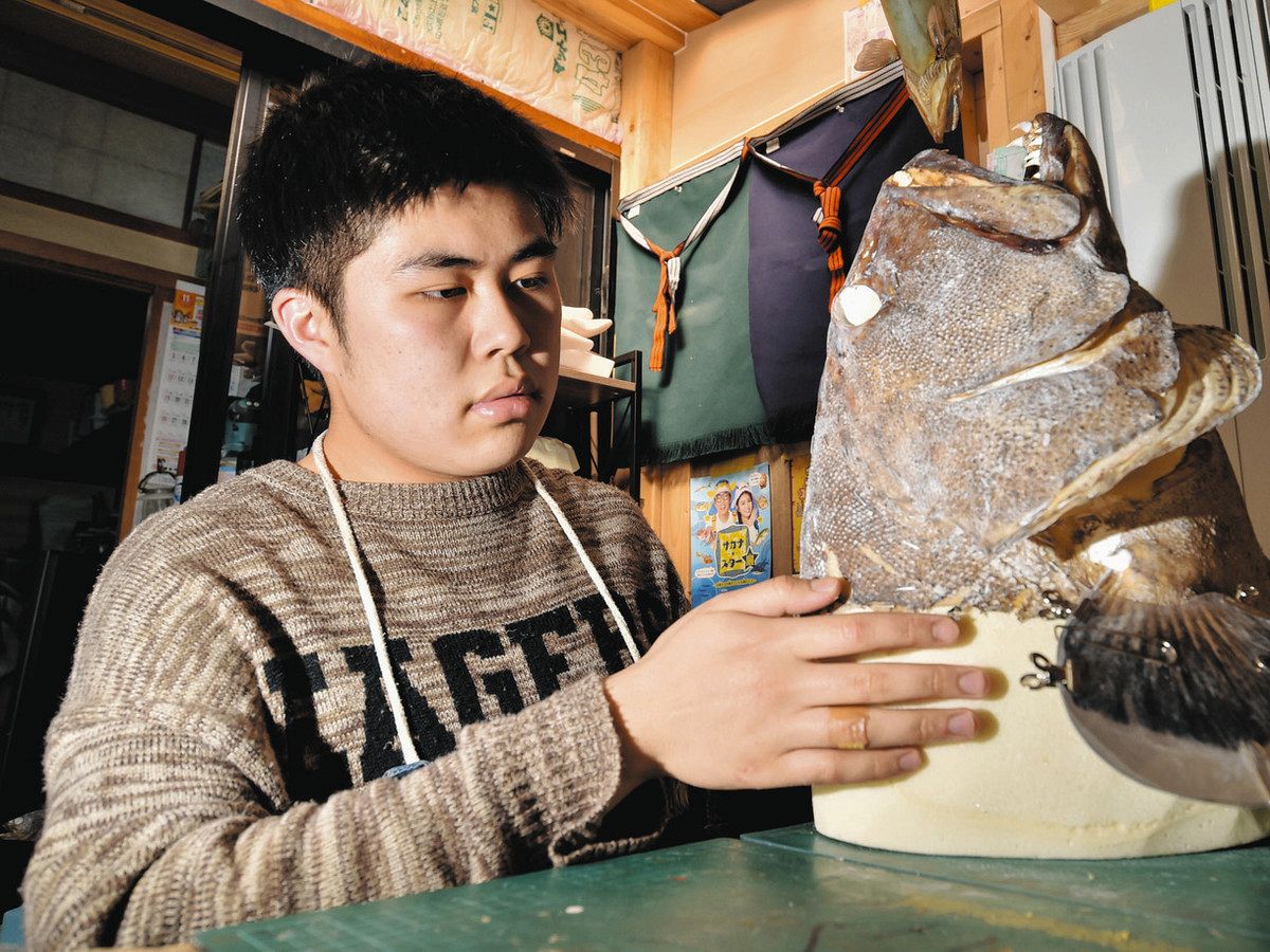 夢は世界の「魚剝製師」 可児の高校生・前城さん、美濃加茂で29、30日