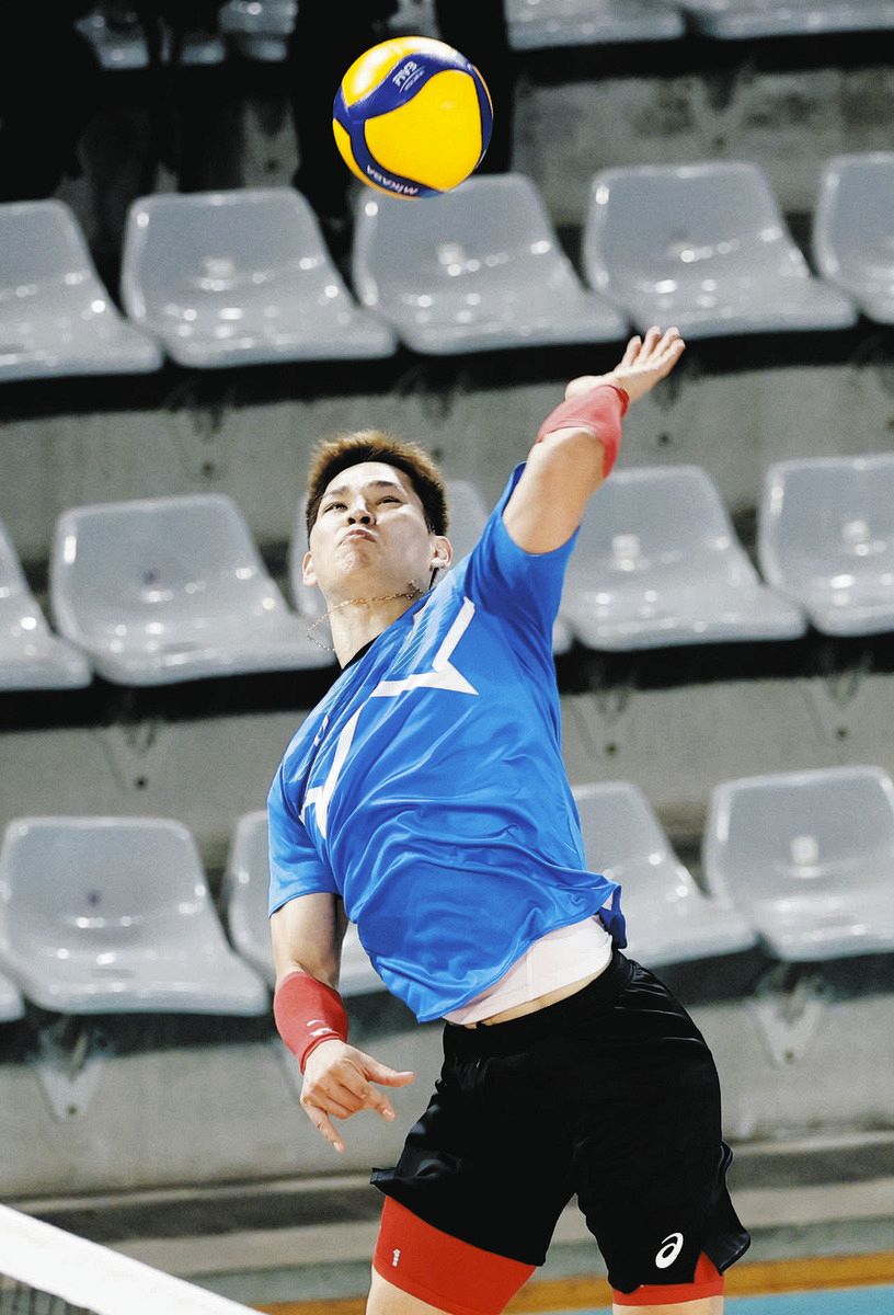 勝つ準備できている」西田有志が好調アピール 男子バレー練習公開：中