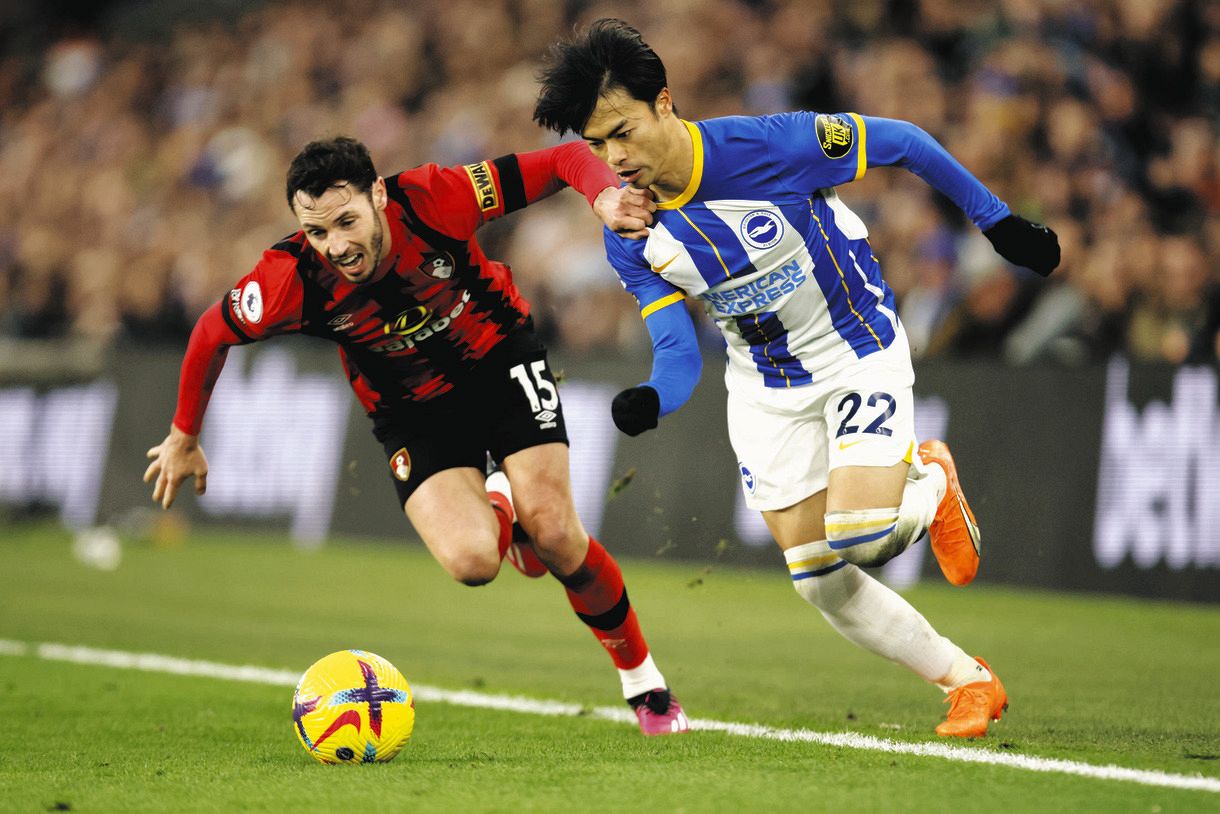 三笘薫、今度は頭で決勝点！終了間際の3戦連続ゴールにファン「もう