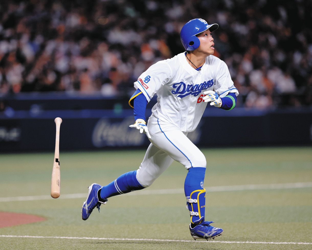 2023NPB岡林勇希選手 中日】岡林勇希、セ最年少の21歳でフルイニング出場…記録